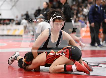 Thumbnail 2 in CIF-SS Girls Masters Wrestling 1/2 photogallery.