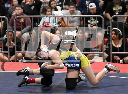 Thumbnail 3 in CIF-SS Girls Masters Wrestling 1/2 photogallery.