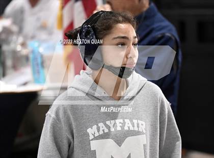 Thumbnail 3 in CIF-SS Girls Masters Wrestling 1/2 photogallery.