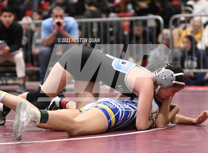 Thumbnail 1 in CIF-SS Girls Masters Wrestling 1/2 photogallery.