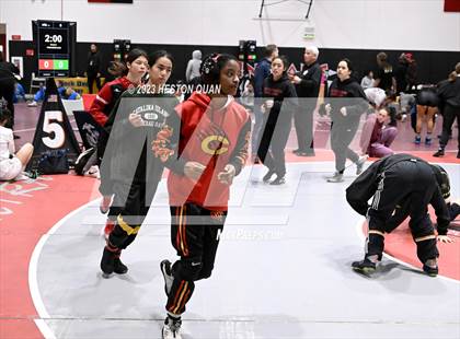 Thumbnail 3 in CIF-SS Girls Masters Wrestling 1/2 photogallery.