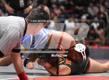 Thumbnail 1 in CIF-SS Girls Masters Wrestling 1/2 photogallery.