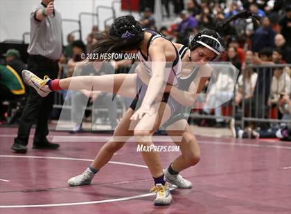 Thumbnail 1 in CIF-SS Girls Masters Wrestling 1/2 photogallery.