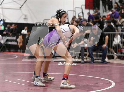 Thumbnail 2 in CIF-SS Girls Masters Wrestling 1/2 photogallery.