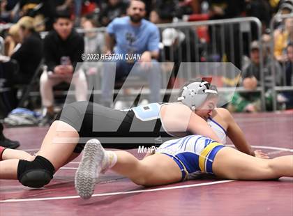 Thumbnail 3 in CIF-SS Girls Masters Wrestling 1/2 photogallery.