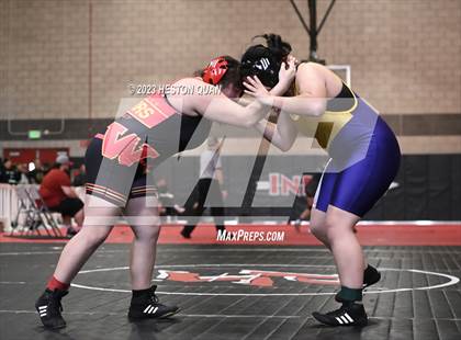 Thumbnail 2 in CIF-SS Girls Masters Wrestling 1/2 photogallery.
