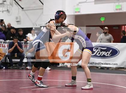 Thumbnail 3 in CIF-SS Girls Masters Wrestling 1/2 photogallery.