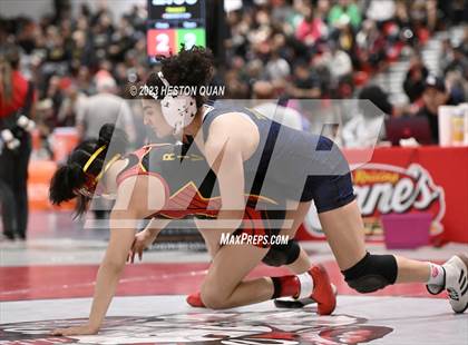 Thumbnail 1 in CIF-SS Girls Masters Wrestling 1/2 photogallery.