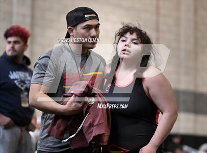 Thumbnail 3 in CIF-SS Girls Masters Wrestling 1/2 photogallery.
