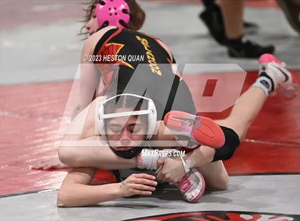 Thumbnail 2 in CIF-SS Girls Masters Wrestling 1/2 photogallery.