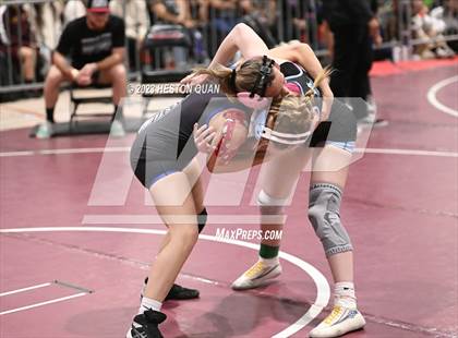 Thumbnail 3 in CIF-SS Girls Masters Wrestling 1/2 photogallery.