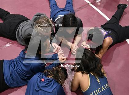 Thumbnail 3 in CIF-SS Girls Masters Wrestling 1/2 photogallery.