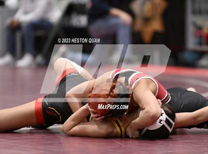 Thumbnail 1 in CIF-SS Girls Masters Wrestling 1/2 photogallery.