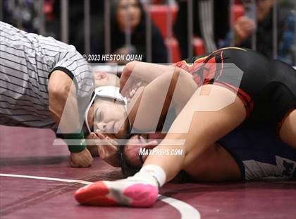 Thumbnail 3 in CIF-SS Girls Masters Wrestling 1/2 photogallery.