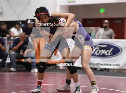 Thumbnail 2 in CIF-SS Girls Masters Wrestling 1/2 photogallery.