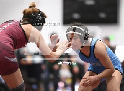Thumbnail 3 in CIF-SS Girls Masters Wrestling 1/2 photogallery.