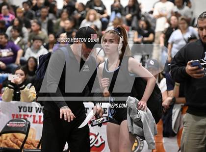 Thumbnail 3 in CIF-SS Girls Masters Wrestling 1/2 photogallery.