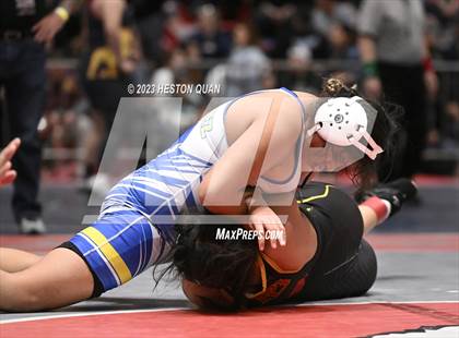 Thumbnail 2 in CIF-SS Girls Masters Wrestling 1/2 photogallery.
