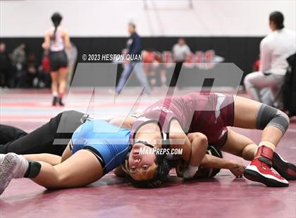 Thumbnail 1 in CIF-SS Girls Masters Wrestling 1/2 photogallery.