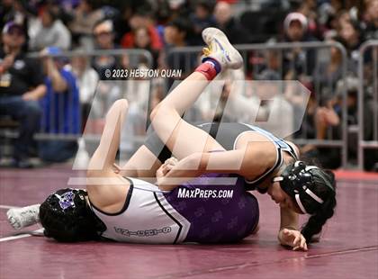 Thumbnail 3 in CIF-SS Girls Masters Wrestling 1/2 photogallery.
