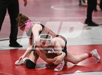 Thumbnail 2 in CIF-SS Girls Masters Wrestling 1/2 photogallery.