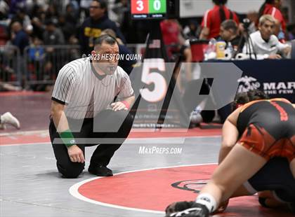 Thumbnail 1 in CIF-SS Girls Masters Wrestling 1/2 photogallery.