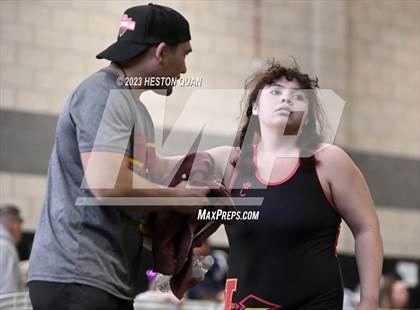 Thumbnail 1 in CIF-SS Girls Masters Wrestling 1/2 photogallery.