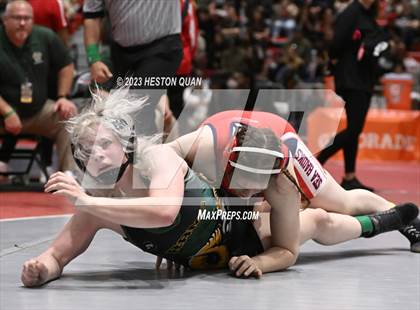 Thumbnail 3 in CIF-SS Girls Masters Wrestling 1/2 photogallery.