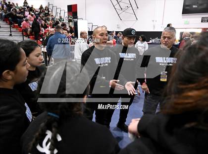 Thumbnail 3 in CIF-SS Girls Masters Wrestling 1/2 photogallery.