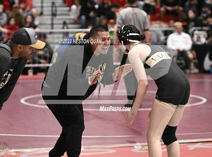Thumbnail 2 in CIF-SS Girls Masters Wrestling 1/2 photogallery.