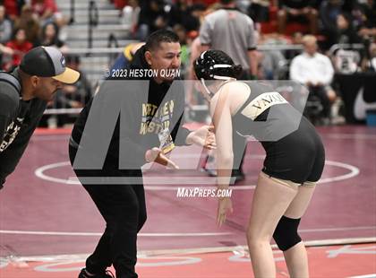 Thumbnail 1 in CIF-SS Girls Masters Wrestling 1/2 photogallery.