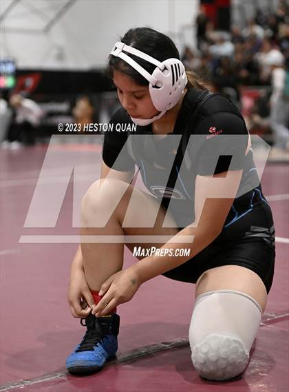 Thumbnail 2 in CIF-SS Girls Masters Wrestling 1/2 photogallery.