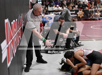 Thumbnail 3 in CIF-SS Girls Masters Wrestling 1/2 photogallery.