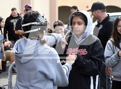 Thumbnail 1 in CIF-SS Girls Masters Wrestling 1/2 photogallery.