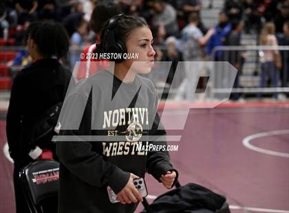 Thumbnail 1 in CIF-SS Girls Masters Wrestling 1/2 photogallery.
