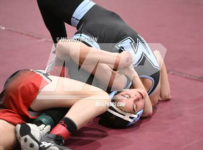 Thumbnail 1 in CIF-SS Girls Masters Wrestling 1/2 photogallery.