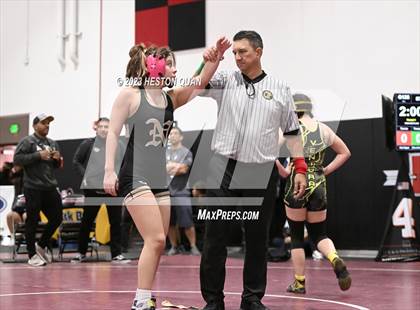 Thumbnail 3 in CIF-SS Girls Masters Wrestling 1/2 photogallery.