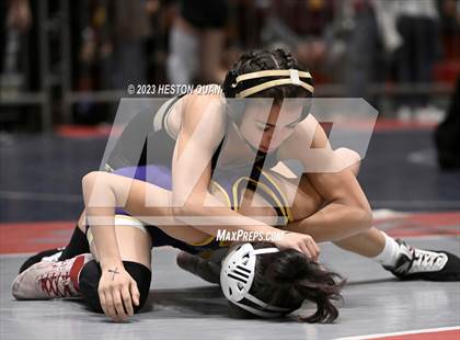 Thumbnail 1 in CIF-SS Girls Masters Wrestling 1/2 photogallery.