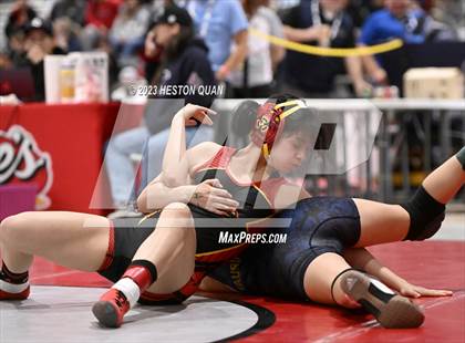 Thumbnail 3 in CIF-SS Girls Masters Wrestling 1/2 photogallery.