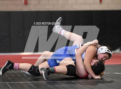 Thumbnail 3 in CIF-SS Girls Masters Wrestling 1/2 photogallery.
