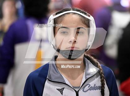 Thumbnail 1 in CIF-SS Girls Masters Wrestling 1/2 photogallery.