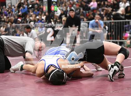 Thumbnail 2 in CIF-SS Girls Masters Wrestling 1/2 photogallery.
