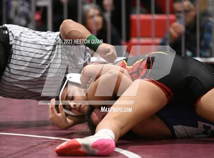 Thumbnail 1 in CIF-SS Girls Masters Wrestling 1/2 photogallery.