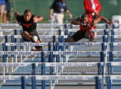 Thumbnail 1 in CIF State Championships (Boys 110m Hurdles - Preliminaries) photogallery.
