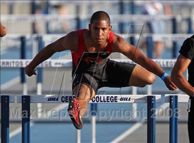 Thumbnail 3 in CIF State Championships (Boys 110m Hurdles - Preliminaries) photogallery.