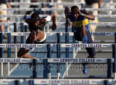 Thumbnail 3 in CIF State Championships (Boys 110m Hurdles - Preliminaries) photogallery.