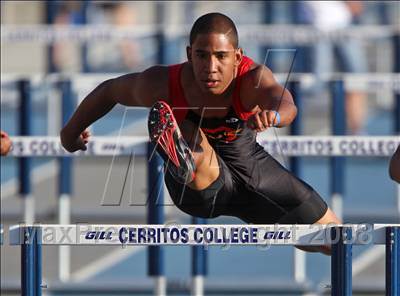 Thumbnail 2 in CIF State Championships (Boys 110m Hurdles - Preliminaries) photogallery.