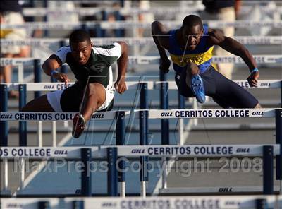 Thumbnail 1 in CIF State Championships (Boys 110m Hurdles - Preliminaries) photogallery.