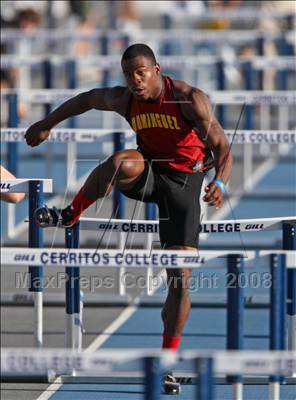 Thumbnail 3 in CIF State Championships (Boys 110m Hurdles - Preliminaries) photogallery.