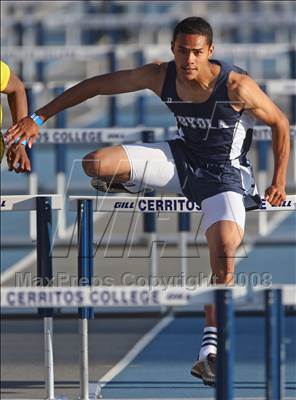 Thumbnail 3 in CIF State Championships (Boys 110m Hurdles - Preliminaries) photogallery.